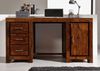 Schreibtisch Sheesham 150x75x78 braun lackiert METRO LIFE #119 Bild 3