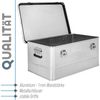 Trucky Allzweckkiste Aluminium Box mit Deckel Silber Alukiste 85 Liter Kiste Abschliessbar Bild 2