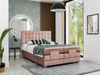 Boxspringbett Elektrisch Schlafzimmerbett MAXIMA 140x200cm in Stoff Altrosa Bild 5