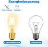 ZMH LED-Lampen, 6 Stück, E27, 4 W, 2700 K, A60, Vintage-Edison-Glühbirnen Bild 5