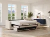 Vente-unique - DARIELO Sofa Stoff Beige - B 223 cm152 cm x H 93 cm x L 295 cm Bild 3
