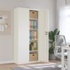 vidaXL Aktenschrank Weiß 90x40x200 cm Stahl 339760 Bild 1