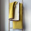 WoolOnly Doubleface Wendedecke Plaid aus norwegischer Wolle 130x200 cm, Spicy Mustard Bild 2