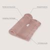 Kinderdecke MUSLIN BLANKET, lionelo, 6 Lagen/100% Baumwolle/ganzjährig/weicher Musselin/Fransen Bild 2