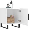 vidaXL Nachttisch Hochglanz-Weiß 40x40x50 cm Holzwerkstoff 827616 Bild 3