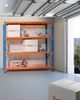 Garagenregal FIUGGI Metall 200 cm 200 cm Orange Bild 3