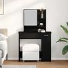 vidaXL Schminktisch mit Regal Schwarz Eichen-Optik 86.5 x 35 x 136 cm 862783 Bild 4