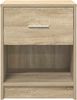 vidaXL Nachttische 2 Stk. mit Schublade Sonoma-Eiche 40x34x50 cm 858772 Bild 4