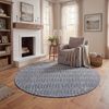 In- & Outdoor Teppich - Heaven 200 x 200 cm - blau - rund Bild 2