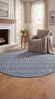 In- & Outdoor Teppich - Heaven 200 x 200 cm - blau - rund Bild 2