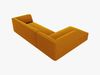 Micadoni 4-Sitzer Modular Sofa Ruby Links Samt Salvador Gelb Bild 5