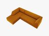 Micadoni 4-Sitzer Modular Sofa Ruby Links Samt Salvador Gelb Bild 4