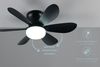 lightling LED Deckenleuchte Lunar, Helligkeit und Lichtfarbe stufenlos einstellbar, LED fest integriert, kaltweiße bis warmweiße Lichtfarbe, Ventilator mit 3 Geschwindigkeitsstufen, Fernbedienung, Timerfunktion Bild 4