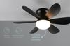 lightling LED Deckenleuchte Lunar, Helligkeit und Lichtfarbe stufenlos einstellbar, LED fest integriert, kaltweiße bis warmweiße Lichtfarbe, Ventilator mit 3 Geschwindigkeitsstufen, Fernbedienung, Timerfunktion Bild 3