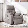 vidaXL Massagesessel Elektrisch Taupe Stoff 3303029 Bild 2