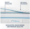 Dailydream viscoelastischer Matratzentopper "Model M" mit Memory Foam Effekt, 90x190x5cm, Edition "Clean Ocean" Bild 3