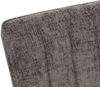 Sitzbank HWC-K16, Esszimmerbank Bank Polsterbank, Rückenlehne Stoff/Textil Chenille Metall 160cm ~ grau-braun Bild 4