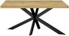 Esstisch Elgin 2 210-310x80x100 Metall+Holzwerkstoff Schwarz/Asteiche Bild 3