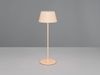 Akku LED Tischleuchte SUAREZ kabellos für Innen & Außen, Beige - Höhe 39cm Bild 3