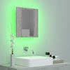 LED-Spiegelschrank Grau Sonoma 40 x 12 x 45 cm Holzwerkstoff Bild 4
