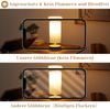 ZMH 6er-set LED-Leuchtmittel E14 Vintage Edison Glühlampe 2700k Warmweiß Retro Filament Hochwertiges Glas Energiesparlampe für Hotel Haus Bild 3