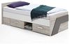 Jugendbett NONA Bett Bettanlage mit Nachtkommode Sandeiche 90x200 cm Bild 4