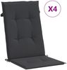 vidaXL Gartenstühle mit Kissen 4 Stk. Massivholz Teak 3196470 Bild 5
