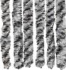 vidaXL Fliegenvorhang Grau, Schwarz und Weiß 100x220 cm Chenille 377337 Bild 5
