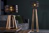 KAWOLA Tischleuchte DALIAN Tischlampe Holz/Metall schwarz 50 x 29 x 29 cm Bild 5
