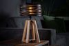 KAWOLA Tischleuchte DALIAN Tischlampe Holz/Metall schwarz 50 x 29 x 29 cm Bild 2