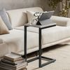 SoBuy FBT44-HG Couchtisch, Spanplatte, PVC-Furnier, Grau, 40 x 60 x 30 cm Bild 4