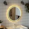 LED-Badspiegel, Wandspiegel, Badezimmerspiegel 70 cm Rund Bild 3