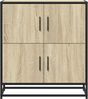 vidaXL Sideboard Sonoma-Eiche 68x35x76 cm Holzwerkstoff 848990 Bild 4