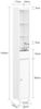 SoBuy BZR34-K-W Badezimmer-Hochschrank, Spanplatte, Melamin, Weiß, 20 x 145 x 17 cm Bild 3