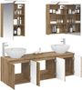vidaXL Badezimmerschrank-Set 5 pcs Artisan-Eiche Holzwerkstoff 3406478 Bild 3