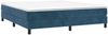 Boxspringbett Dunkelblau 160x200 cm Samt [3120782] Bild 3
