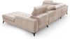 AX LIVING Beige Eckcouch mit Schlaffunktion Arkucio U 345 cm Ecksofa R Bild 4
