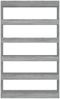 vidaXL Bücherregal/Raumteiler Grau Sonoma 100x30x166 cm 813639 Bild 5