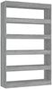 vidaXL Bücherregal/Raumteiler Grau Sonoma 100x30x166 cm 813639 Bild 2
