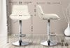 Barhocker 2er Set TAMPA - Creme, Stoff, Chrom Barhocker mit Lehne Barstuhl Tresenhocker Tresenstuhl Kneipenhocker Kneipenstuhl Bild 2