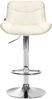 Barhocker 2er Set TAMPA - Creme, Stoff, Chrom Barhocker mit Lehne Barstuhl Tresenhocker Tresenstuhl Kneipenhocker Kneipenstuhl Bild 3