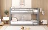Bett 90x200 cm Etagenbett aus Kiefernholz, niedriges Profil und platzsparend Bild 3
