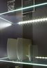 Badezimmer Hochschrank Rima Walnuss weiß Hochglanz 40x135 cm Bild 5