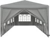 vidaXL Party-Zelt 1200 x 300 x 255 cm Hellgrau PE und Stahl 42033003 Bild 2