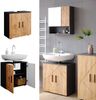 Vicco 'Irma' Waschbeckenunterschrank, Holz, Natur / Anthrazit, 59 x 30 x 60 cm Bild 2
