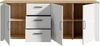 FORTE Sideboard Bohol, großes Sideboard,Breite 2,20 mtr. Soft-Close, Stauraum, B/H/T 220,8/87/42cm, 3 Türen, 3 SK Bild 3