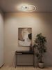 GLOBO LIGHTING Deckenleuchte BELTRAN, LED fest integriert, Kleine LED-Deckenleuchte, 3D-Effekt, dimmbar, modern & flexibel Bild 2