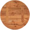 vidaXL Tischplatte Ø50x2,5 cm Rund Massivholz Akazie 370048 Bild 5