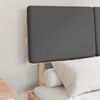 vidaXL Bettgestell mit gepolstertem Kopfteil Dunkelgrau 120 x 200 cm 877350 Bild 3