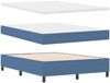 vidaXL Boxspringbett Blau und Weiß 140 x 190 cm Cordstoff 3337465 Bild 5